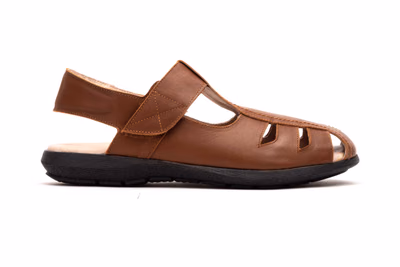 Sandalias Hombre Piel Cuero Cierre Autoadhesivo  JAM ref. 1409 - 3