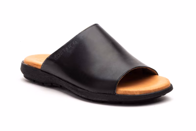 Sandales Homme Cuir Noir Empeigne Ibérico ref. 2035 - 2