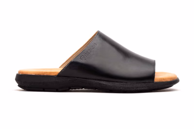Sandales Homme Cuir Noir Empeigne Ibérico ref. 2035 - 3