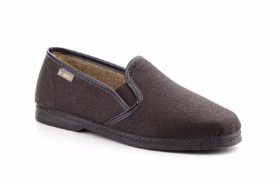 Zapatillas Casa Hombre Gamotex Marrón Elásticos