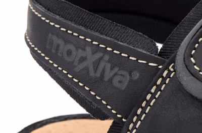 Sandalias Californianas Bio Hombre Piel Negro Morxiva - 5