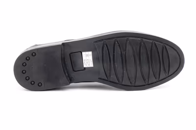 Zapatos Hombre Charol Negro Cordones - 3