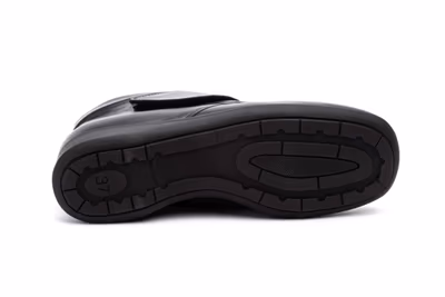 Botines Mujer Piel Negro Cuña - 4