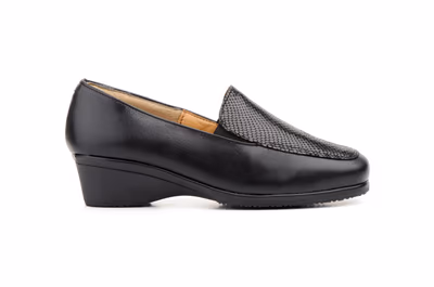Zapatos Mujer Piel Negro  - 2