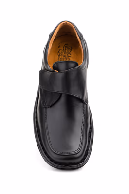 Zapatos Hombre Piel Negro Suela Cosida Plantilla Extraible - 4