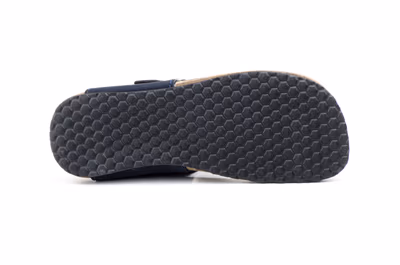 Sandalias Mujer Piel Marino Hebilla - 2