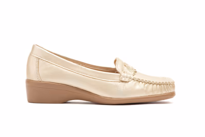 Kiowa Mujer Piel Platino Cuña - 3