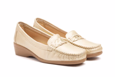 Kiowa Mujer Piel Platino Cuña - 5