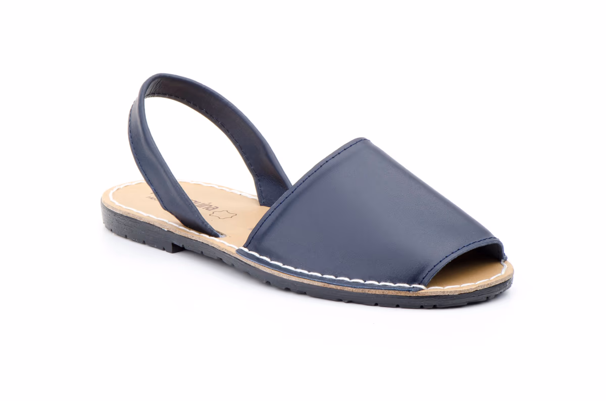 Menorquinas Ibicencas Mujer Piel Marino Planta Acolchada