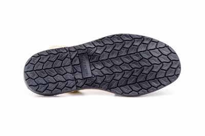 Menorquinas Ibicencas Mujer Glliter Piel Multi Pala Acolchada - 2