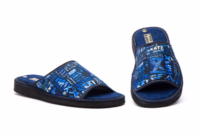 Zapatillas Casa Hombre Tejido Marino BMX