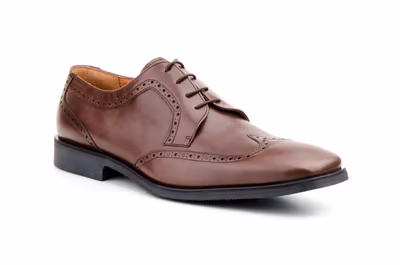 Zapatos Hombre Piel Marrón XXL