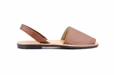 Menorquinas Ibicencas Hombre Piel Marrón Planta Acolchada - 3