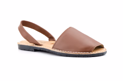 Menorquinas Ibicencas Hombre Piel Marrón Planta Acolchada