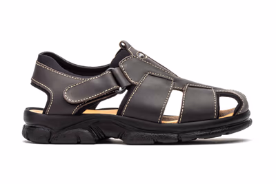 Men's Brown Leather California Sandal Morxiva Morxiva ref. 7003 - 3