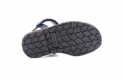 Avarcas Menorquinas Niña Piel Marino Acolchadas - 2