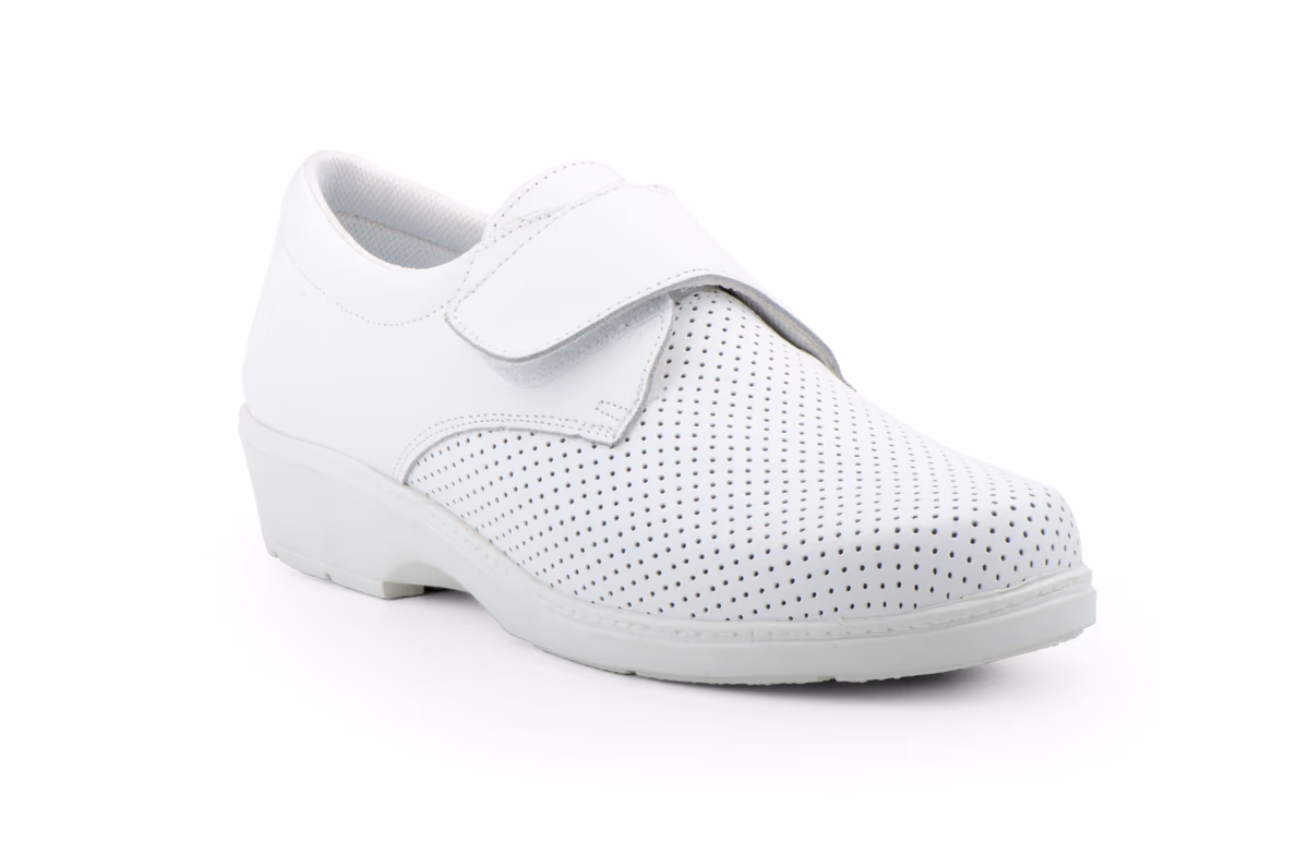 Zapato Mujer Piel Perforada Famacia