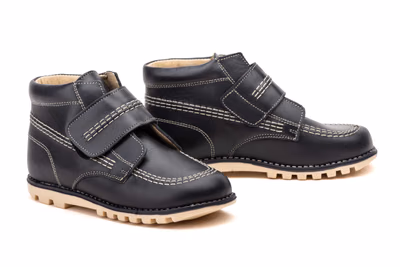 Botas Niño Piel Marino