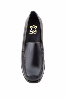 Zapato Mujer Piel Negro Cuña - 4