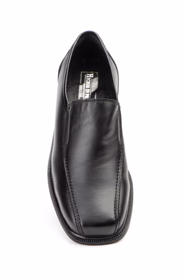 Zapatos Hombre Piel Negro Elásticos - 5