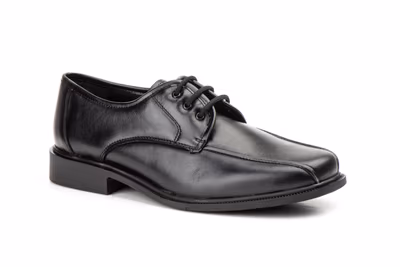 Zapatos Hombre Piel Negro Cordones - 2