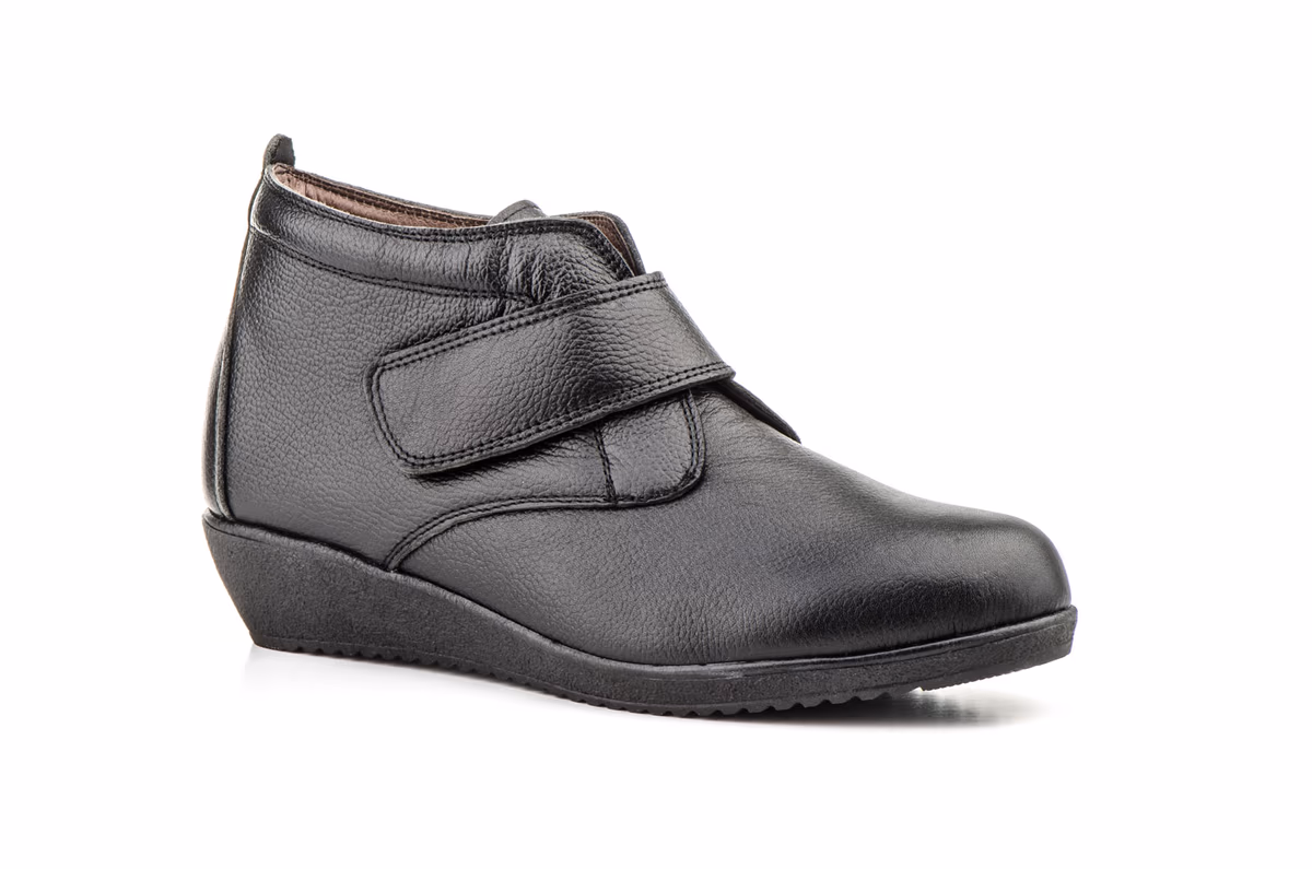 Botín Mujer Piel Negro