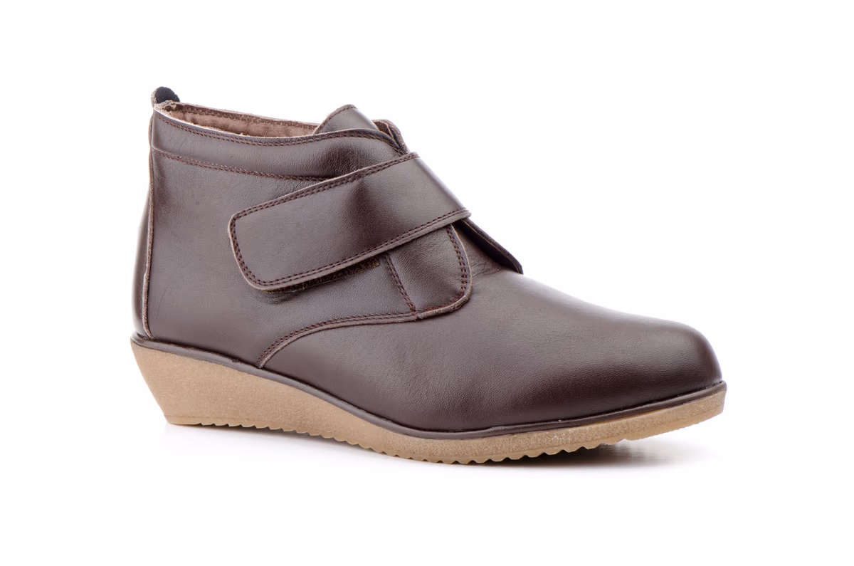 Botín Mujer Piel Marrón