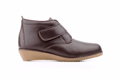 Botín Mujer Piel Marrón - 3