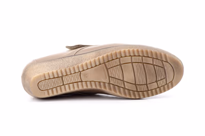 Botín Mujer Piel Taupe - 2