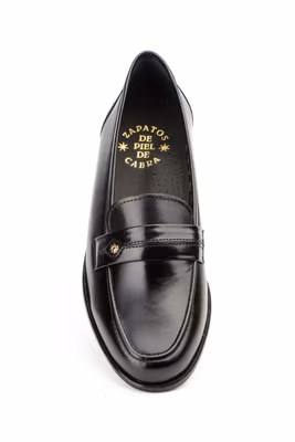 Zapatos Hombre Piel Negro - 5