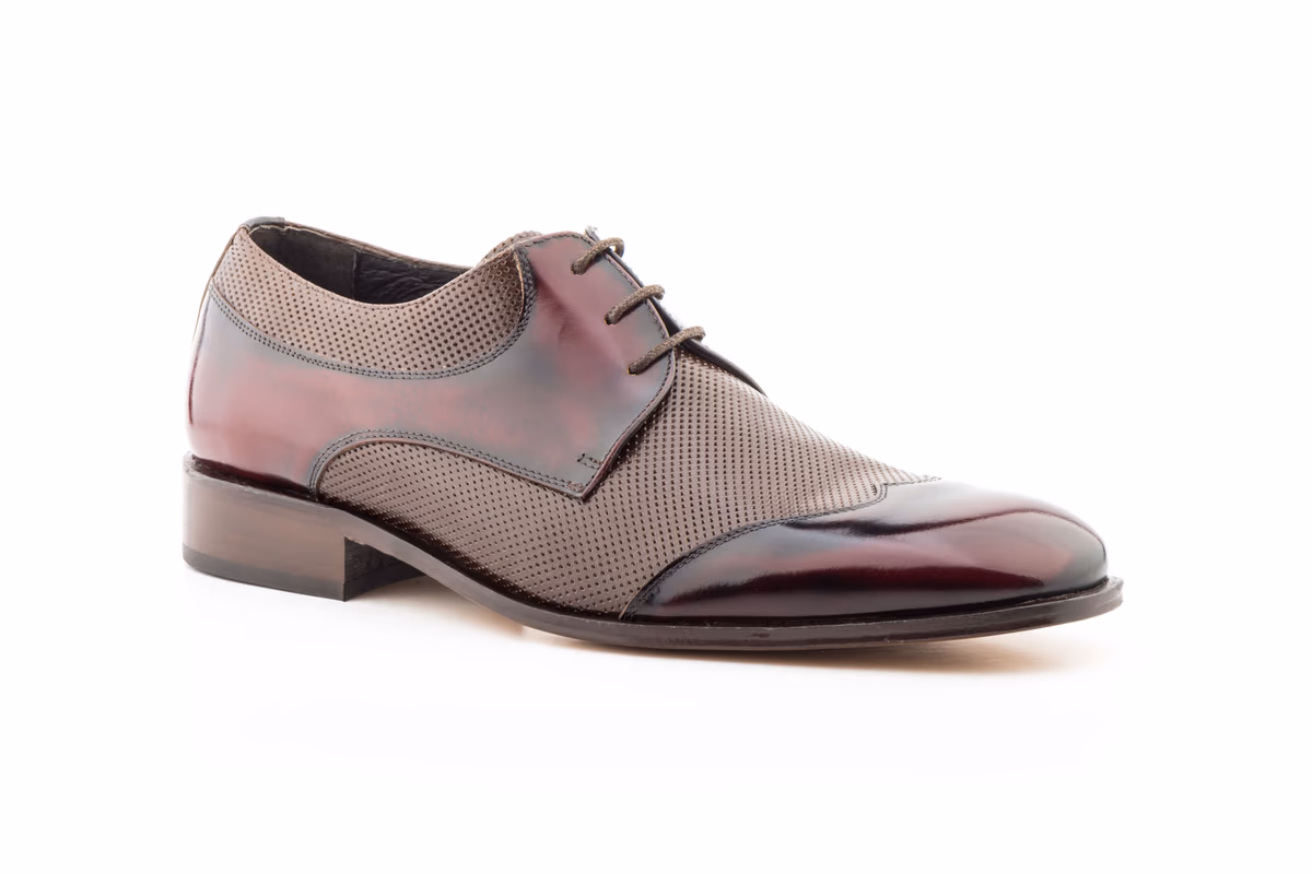 Zapatos Hombre Piel Brudeos Suela de Cuero