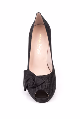 Zapatos Mujer Raso Negro  - 4