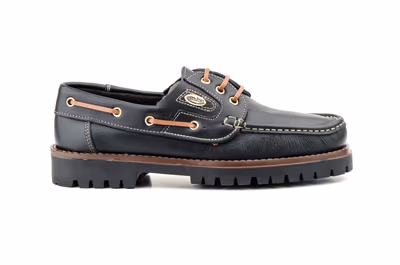 Zapatos Kiowa Hombre Piel Negro Cordones Náuticos - 3