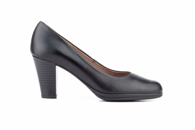 Zapatos Salón Mujer Piel Negro GEL - 3