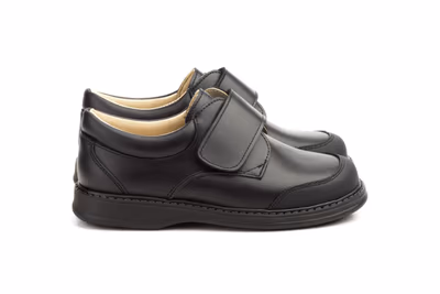 Zapatos Niño Piel Negro Puntera Reforzada - 6