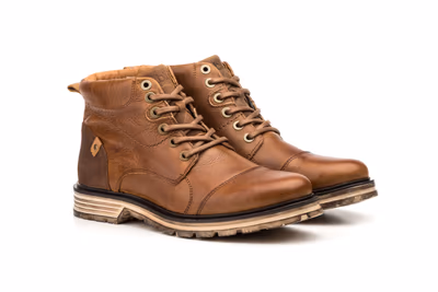 Botín Hombre Piel Cuero - 5