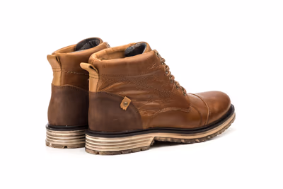 Botín Hombre Piel Cuero - 7