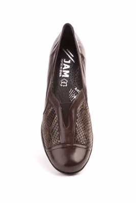 Zapatos Mujer Piel Marrón Lycra - 4