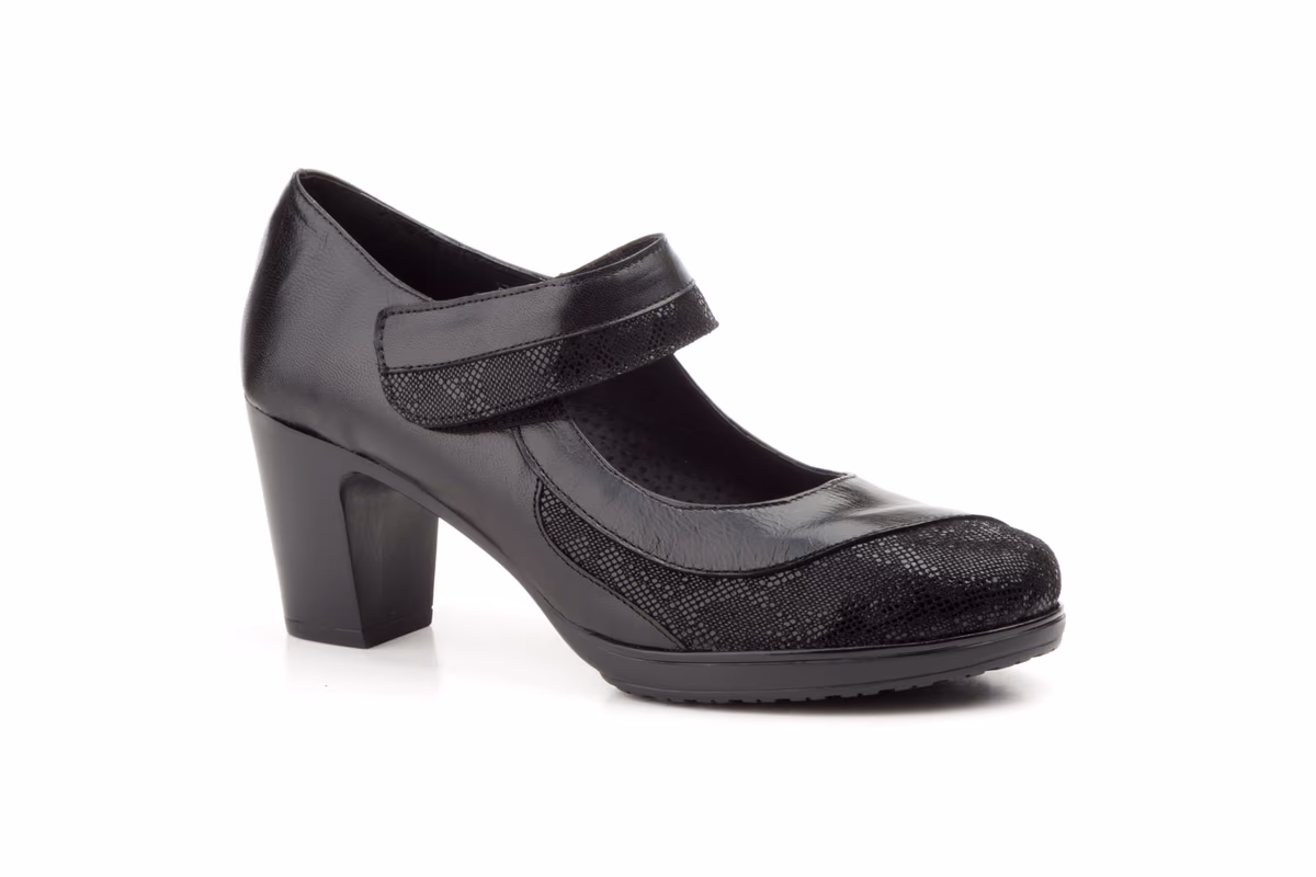 Zapatos Mujer Piel Negro
