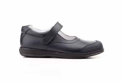 Zapatos Niña Piel Marino Colegial - 3