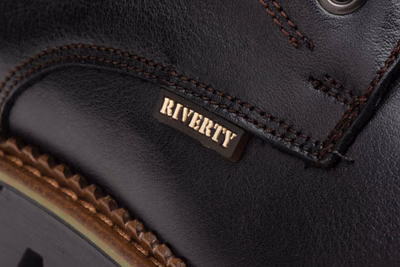 Bottes Homme Cuir Noir Lacets Semelle Amovible Riverty ref. RV-70840 - 8
