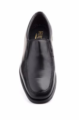 Zapatos Hombre Piel Negro Elásticos Ancho Especial 12 - 4