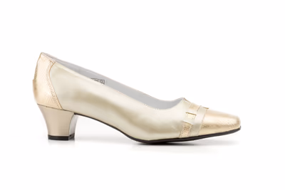 Zapatos Mujer Piel Platino - 3