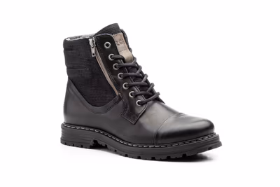 Bota Hombre Piel Negro - 2
