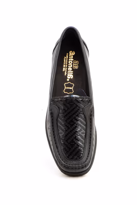 Kiowa Mujer Piel Negro Cuña - 5