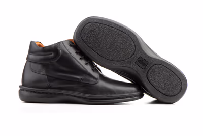 Botín Hombre Piel Cordones - 2