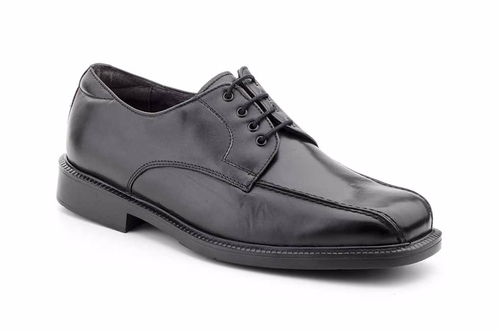 Zapatos Hombre Piel Negro Cordones