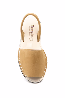 Menorquinas Mujer Piel Serraje Taupe - 5