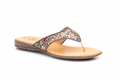 Sandalias Esclava Mujer Glitter Multi - 2