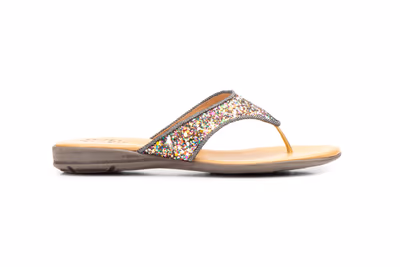 Sandalias Esclava Mujer Glitter Multi - 4